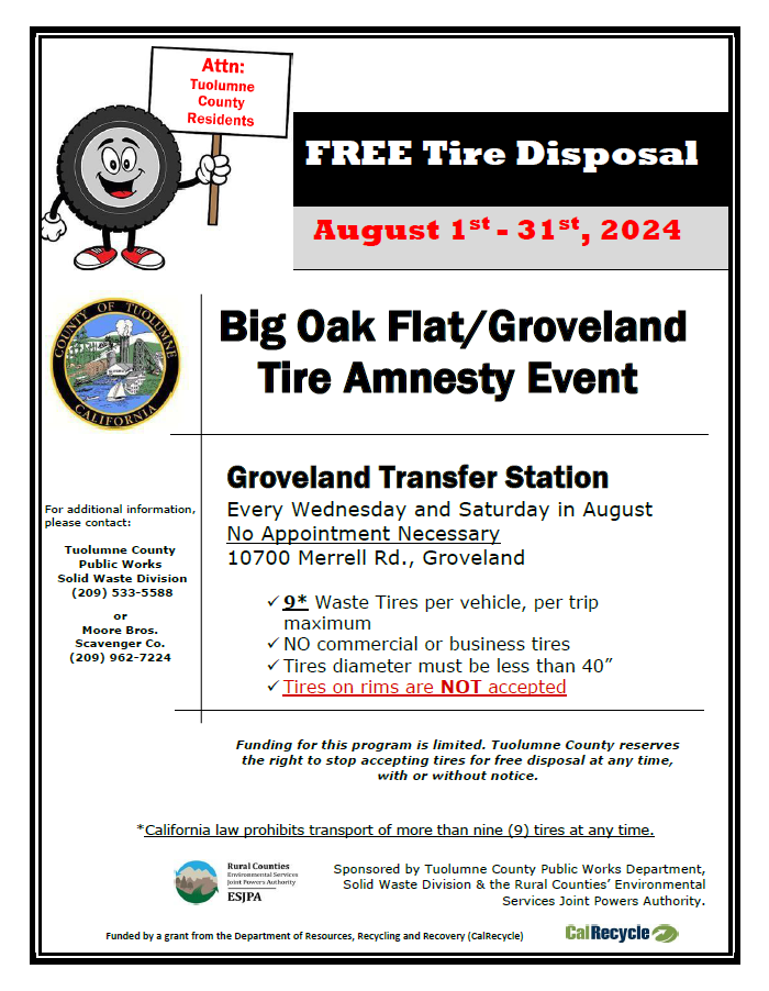 Tire Amnesty Event- Groveland