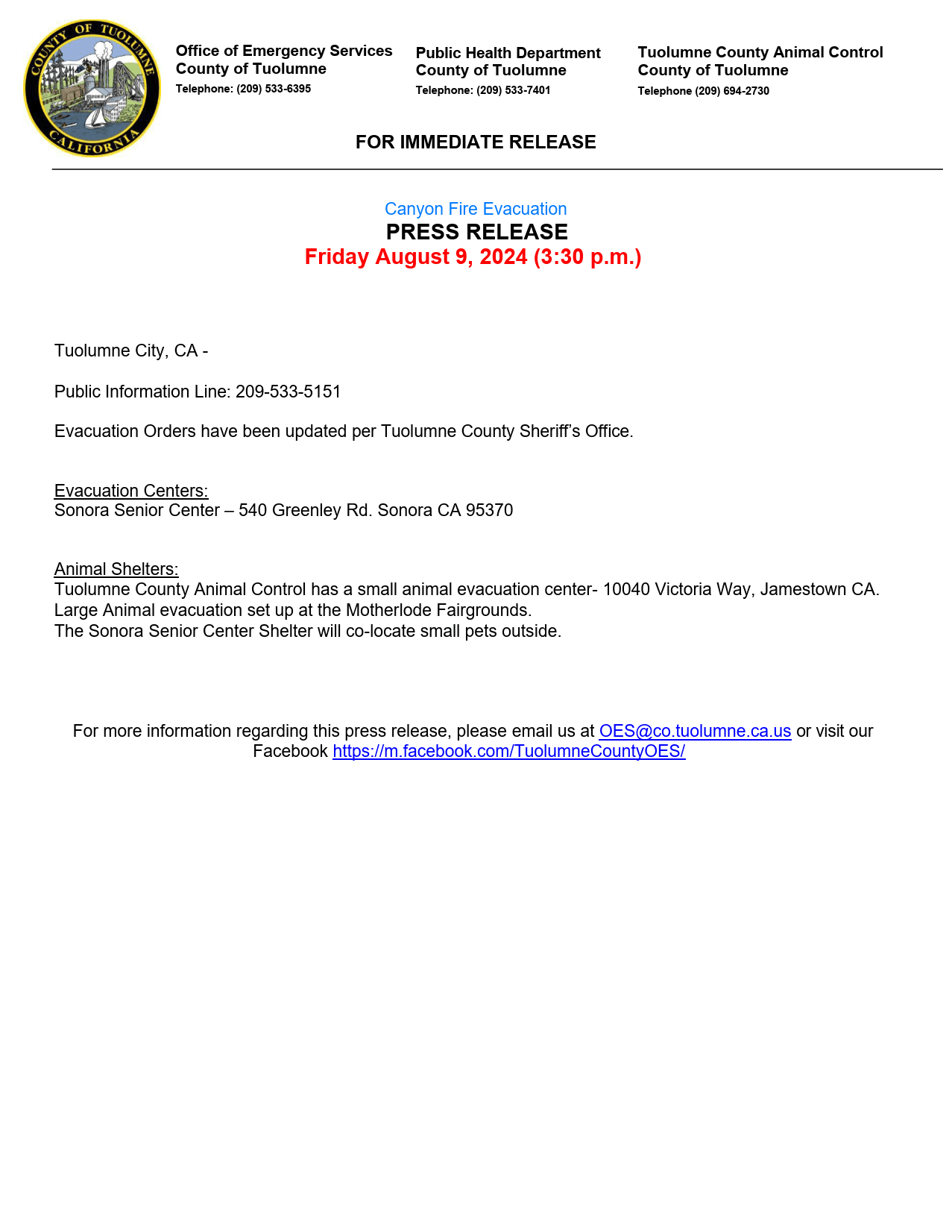 08.09.2024-Press Release Canyon Fire