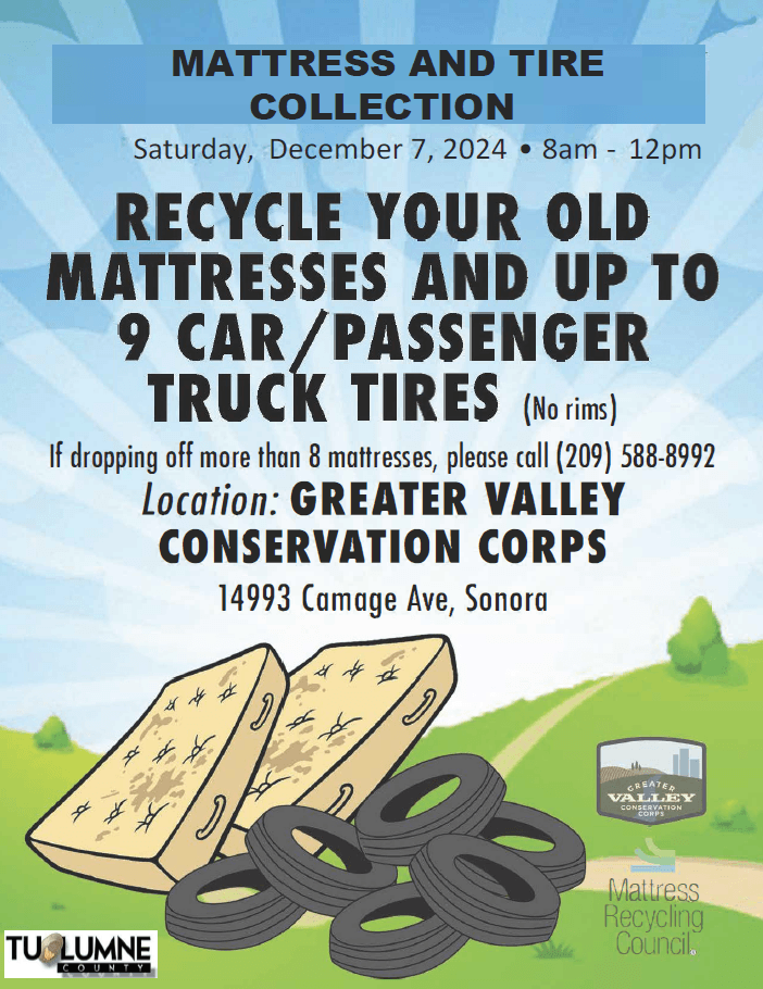 MATTRESS AND TIRE EVENT 12/7/24